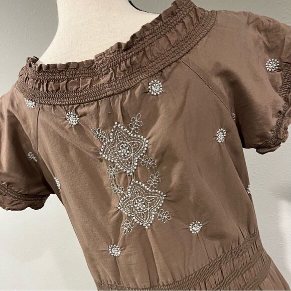 Clearance!!! Embroidered v-neck dress - Picture 6 of 12